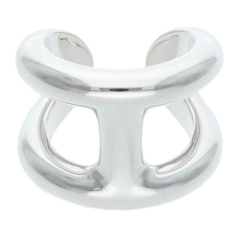 エルメス HERMES 大きさ:48/8号  Osmose GM しろがね色輪っか(しろがね色 14g)【125062】【FK04】【小物】【中古】bb443#rinkan*A