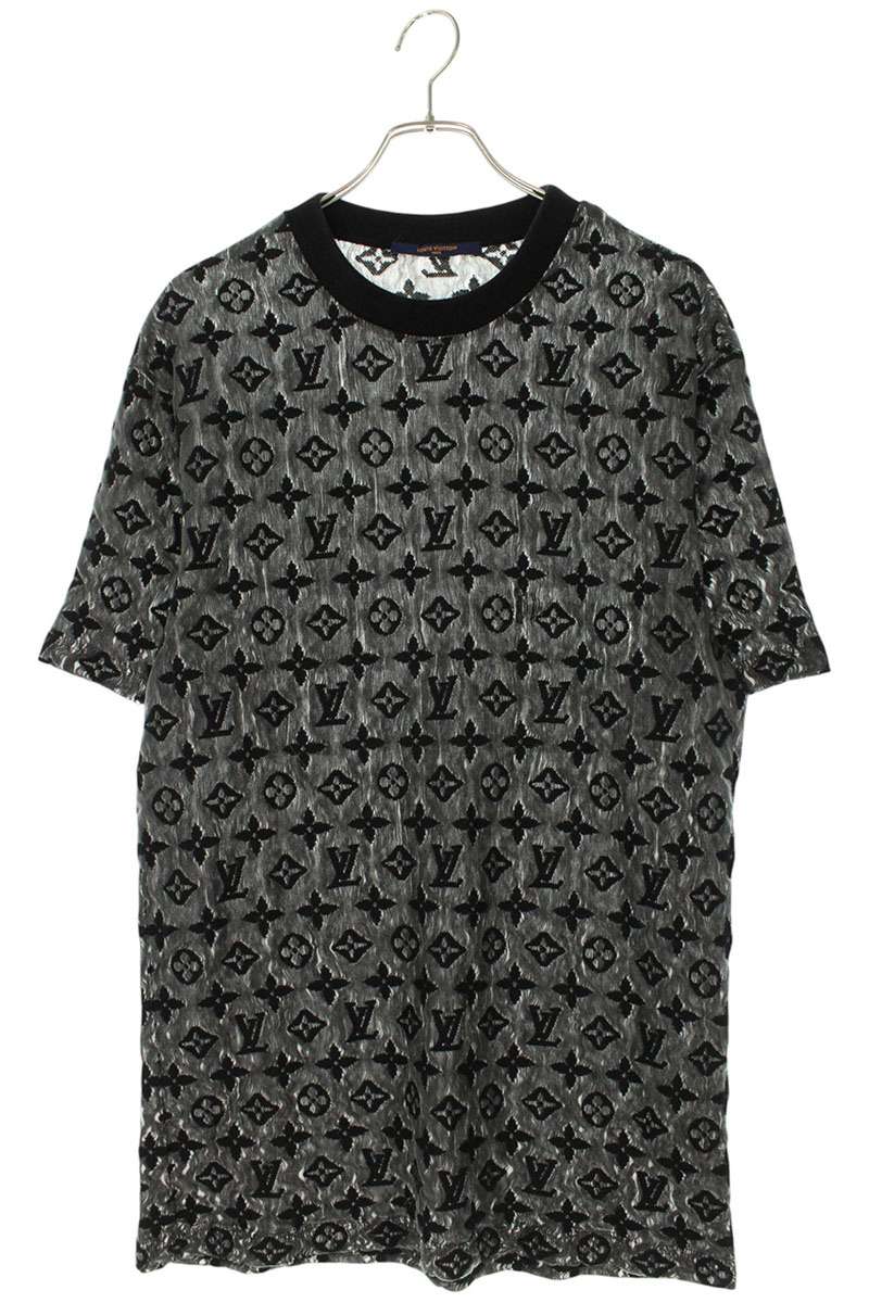 ルイヴィトン LOUISVUITTON 大きさ:XL  RM222 NK9 HNY72W モノグラムシースループルオーバー(黒いこと)【815062】【SS13】【メンズ】【中古】bb127#rinkan*B