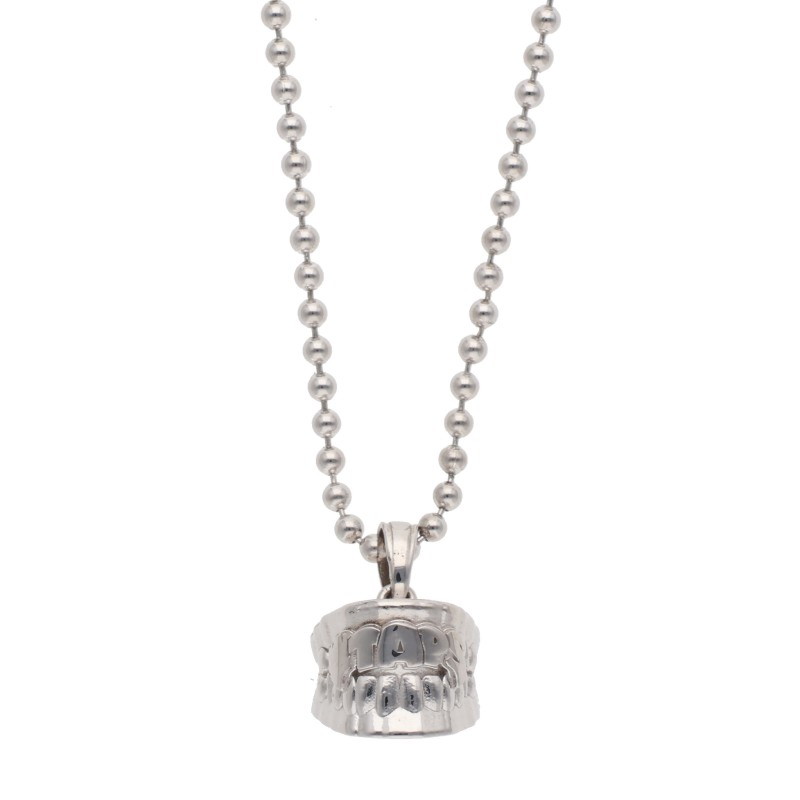 ダブルタップス WTAPS　&times;グリルズジュエルズ VAMP NECKLACE SILVER シルバーネックレス(シルバー 15.97g)【707062】【BS99】【小物】【中古】bb521#rinkan*A｜RINKAN 37,395円