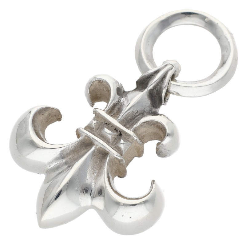 クロムハーツ Chrome Hearts   BS FLUER BS太陽フレアシャンデリヤ シャンデリヤ しろがね色首飾りとっ始め(しろがね色 22.95g)【125062】【HJ12】【小物】【中古】bb51#rinkan*B