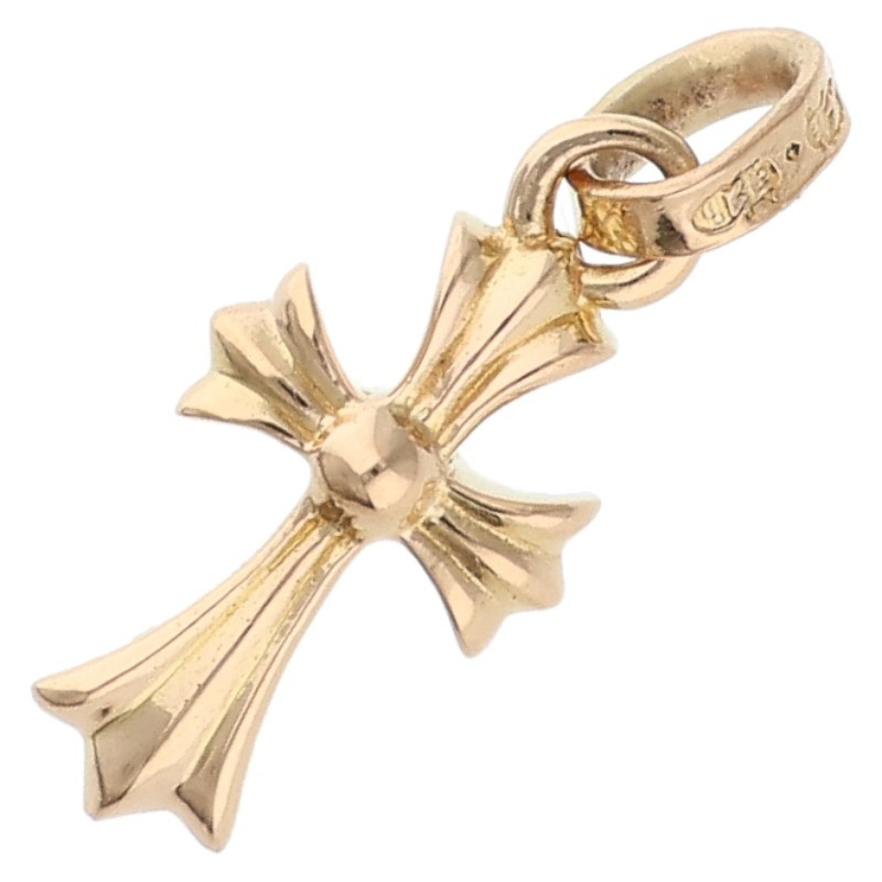 クロムハーツ Chrome Hearts   22K CRS BBYFAT 22Kベイビーファット 惹き付ける ゴールド頸飾りいの一番(黄色ゴールド 3.93g)【225062】【聞き届ける15】【小物】【中古】bb76#rinkan*B