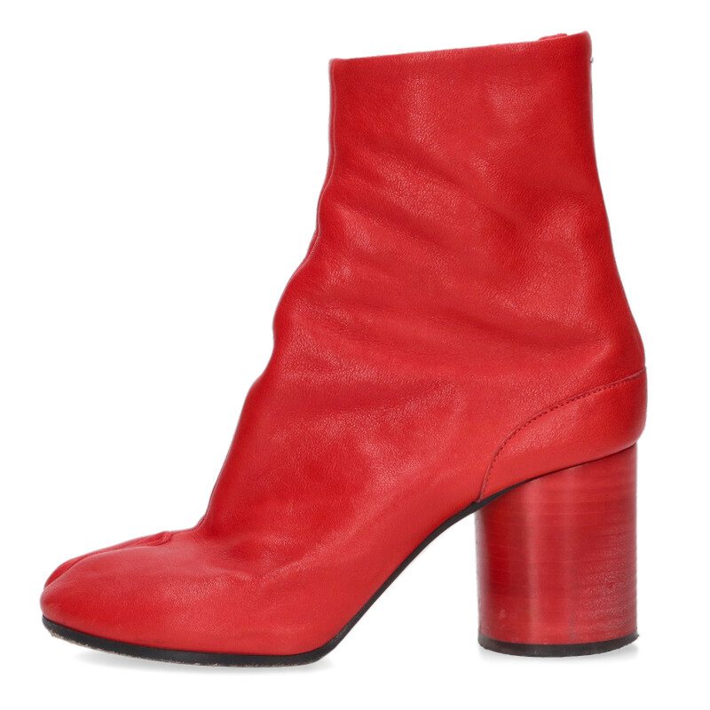 メゾンマルジェラ Maison Margiela 大きさ:37  TABI BOOT 足袋ブーツ(赤いこと)【106062】【BS99】【レディース】【小物】【中古】bb51#rinkan*B