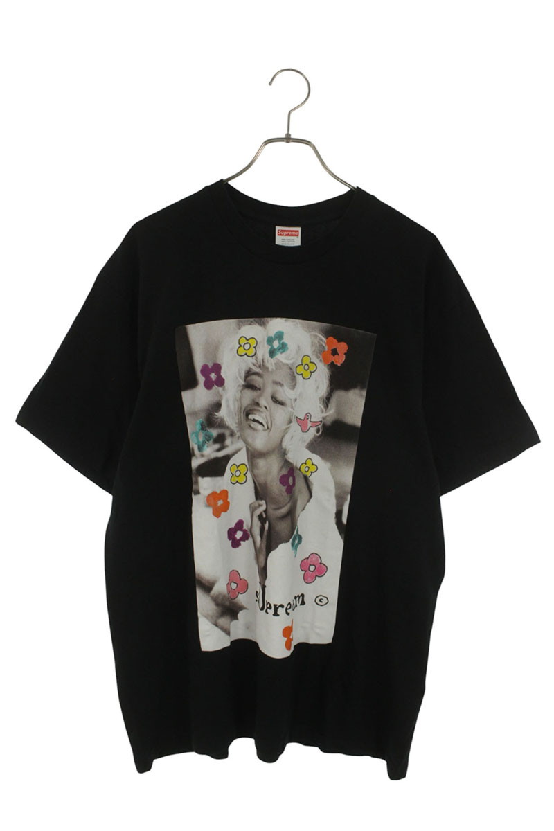 シュプリーム SUPREME サイズ:L Naomi Tee フォトプリントTシャツ(ブラック)【915062】【SB01】【メンズ】【中古】bb127#rinkan*B|RINKAN