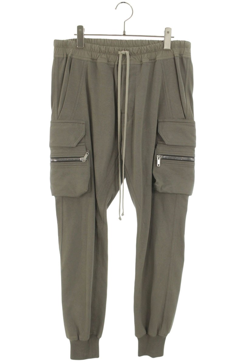 リックオウエンス Rick Owens 大きさ:52  RU21S6396-BA マストドンカーゴスウェットロングパンツ(薄墨色調)【915062】【SB01】【メンズ】【中古】bb356#rinkan*B