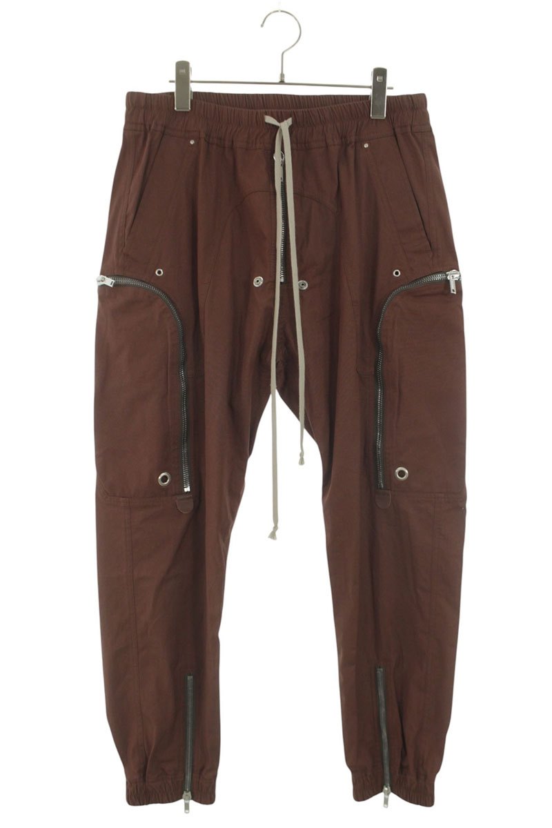 リックオウエンス Rick Owens　サイズ:52 24AW BAUHAUS CARGO RU02D6377-TE バウハウスカーゴロングパンツ(ブラウン)【025062】【OM10】【メンズ】【中古】bb455#rinkan*B｜RINKAN