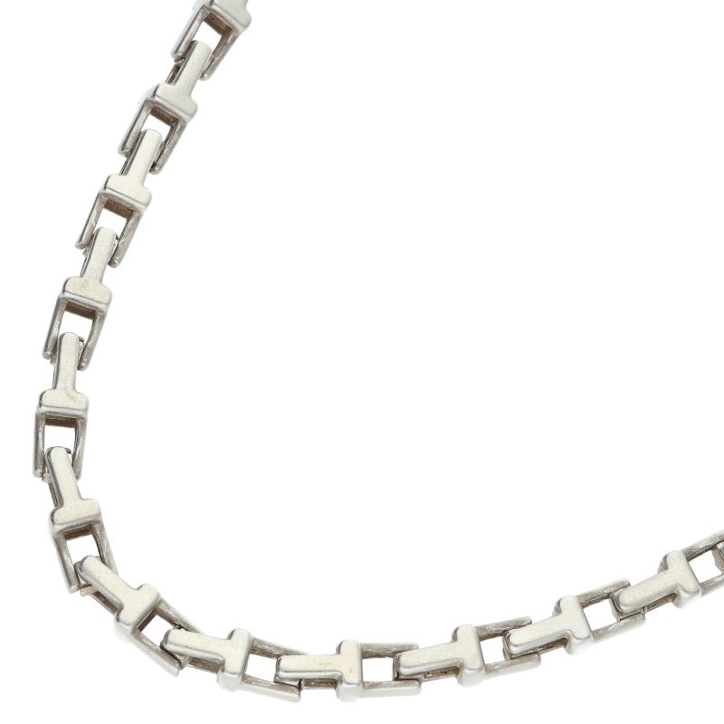 ティファニー TIFFANY\u0026Co. 大きさ:20inch  Tチェーン店 しろがね色首飾り(しろがね色 37.96g)【306062】【os06】【小物】【中古】bb359#rinkan*B