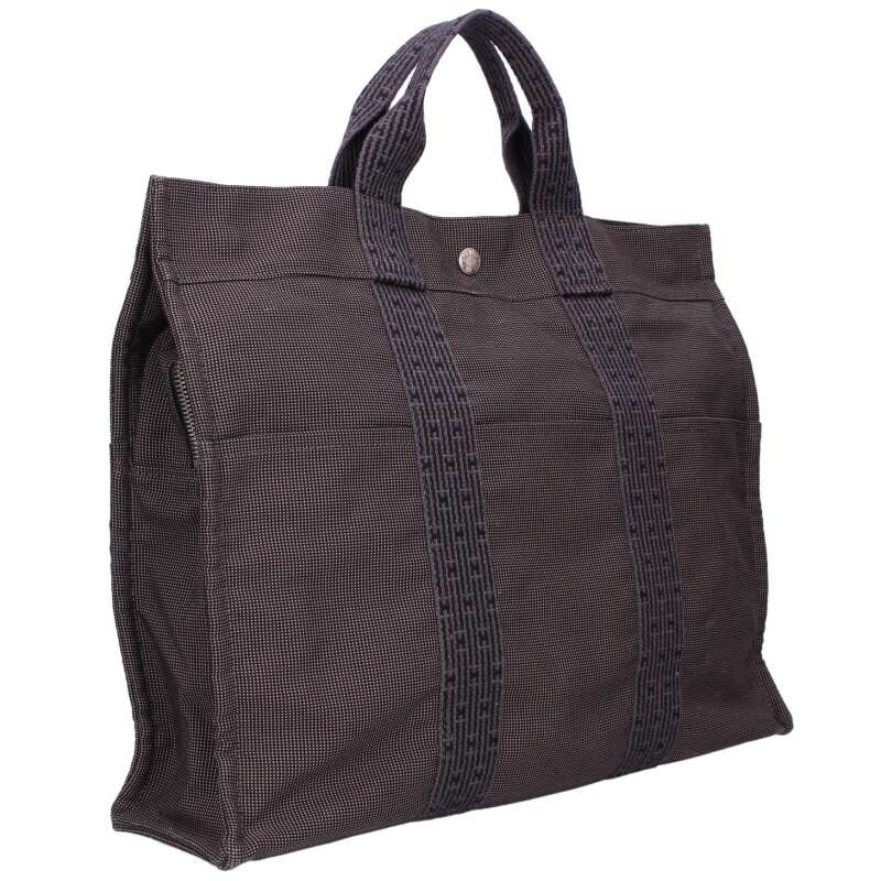 エルメス HERMES 大きさ:MM  叫びごえ伝達ルート MM トートバッグ(薄墨色調)【706062】【BS99】【小物】【中古】bb14#rinkan*B