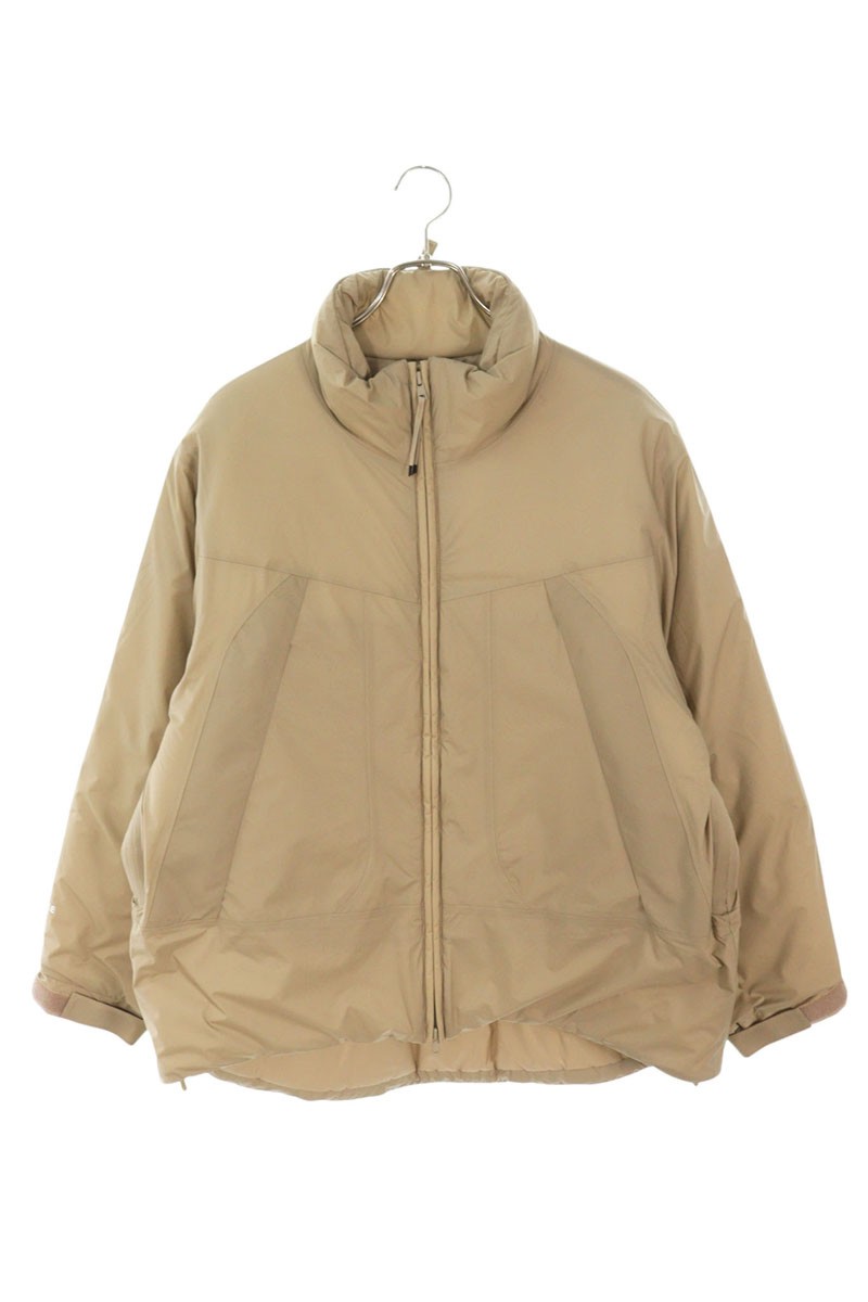 山歩き HYKE 大きさ:2  PERTEX PUFF JACKET 242-27063 ～版別注パーテックスパフブルゾン(ベージュ)【325062】【BS99】【メンズ】【中古】bb187#rinkan*A