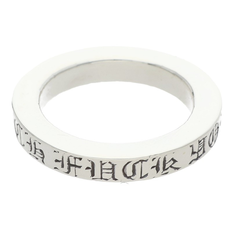 クロムハーツ Chrome Hearts 大いさ:9号  3粍 SPACER FUCKYOU 3粍スペーサーファックユー しろがね色輪っか(しろがね色 5.48g)【225062】【SS07】【小物】【中古】bb462#rinkan*B