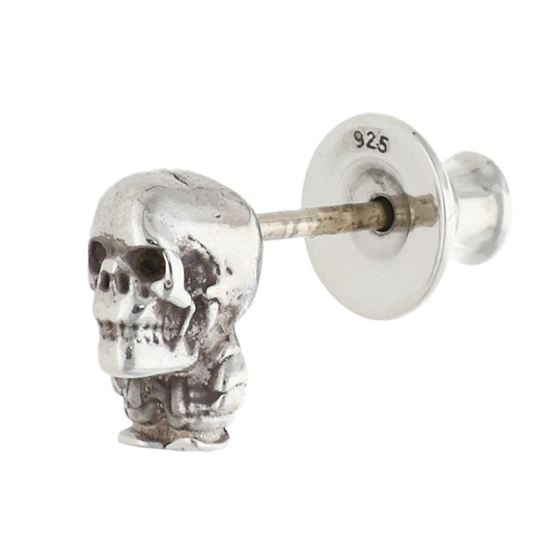 クロムハーツ Chrome Hearts   STD DELFINO TNY しろがね色ピアス(しろがね色 1.14g)【225062】【SS07】【小物】【中古】bb406#rinkan*B