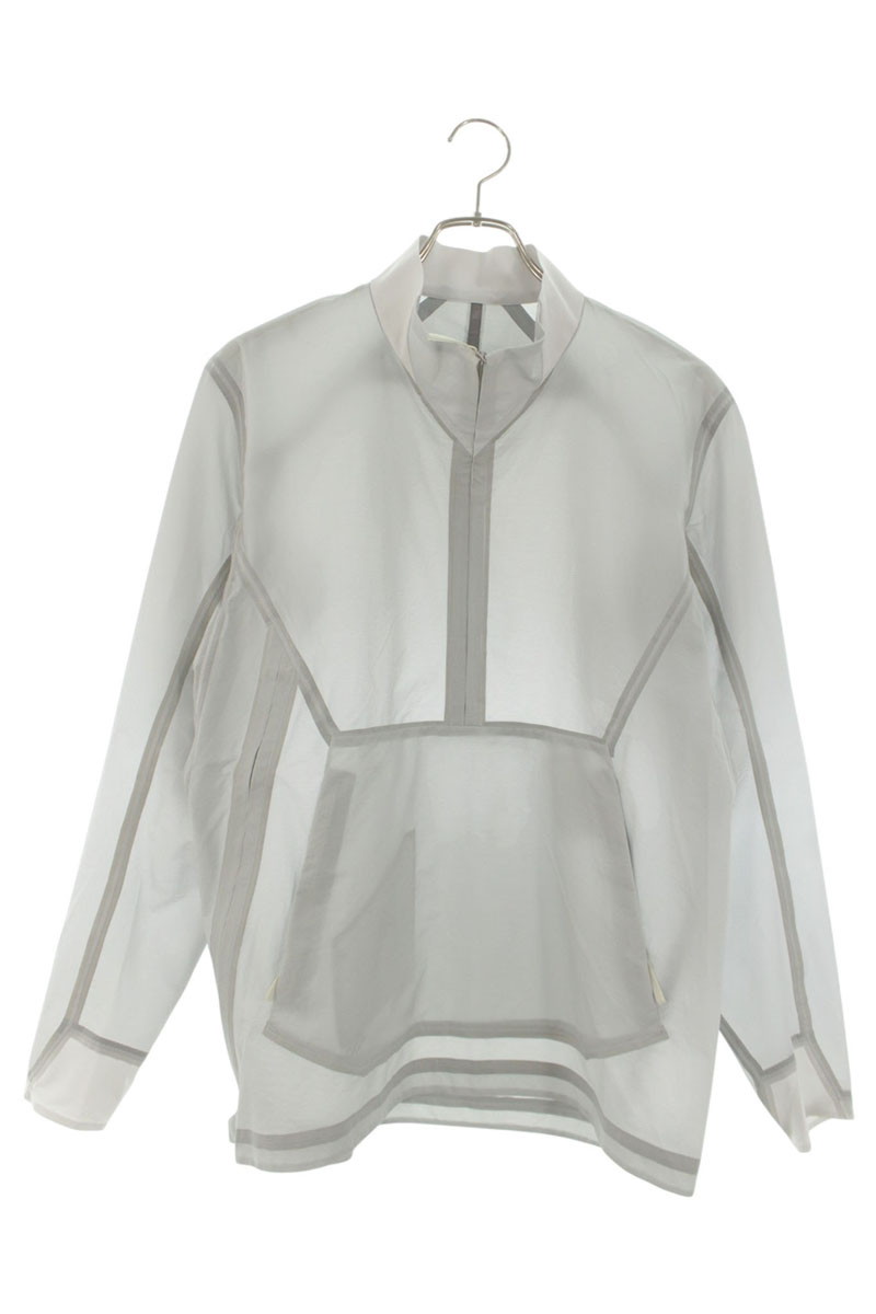アークテリクスヴェイランス ARC'TERYX VEILANCE　サイズ:S DEMLO SL PULLOVER デムロプルオーバーブルゾン(ライトグレー)【106062】【BS99】【メンズ】【中古】bb187#rinkan*B｜RINKAN
