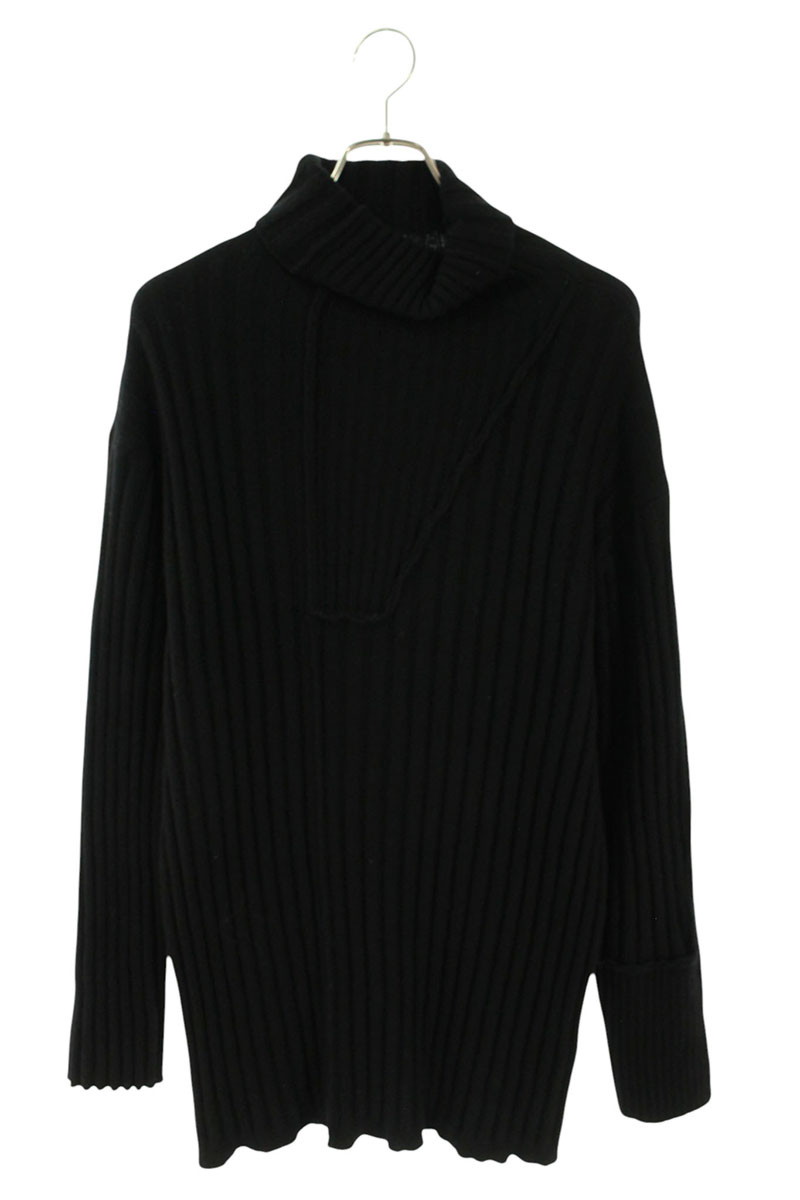 ヨウジヤマモトプールオム YOHJI YAMAMOTO POUR HOMME 大きさ:3  HJ-K32-184 タートルネック編み物(黒いこと)【306062】【BS99】【メンズ】【中古】bb380#rinkan*B