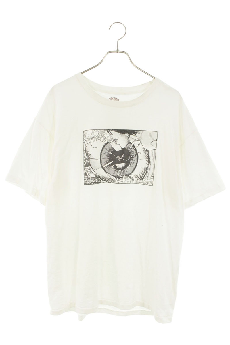 小母さんお手伝いさん READYMADE 大きさ:XL ×アキラ 刷り上げるティーシャツ(白いこと)【106062】【BS99】【メンズ】【中古】bb459#rinkan*B