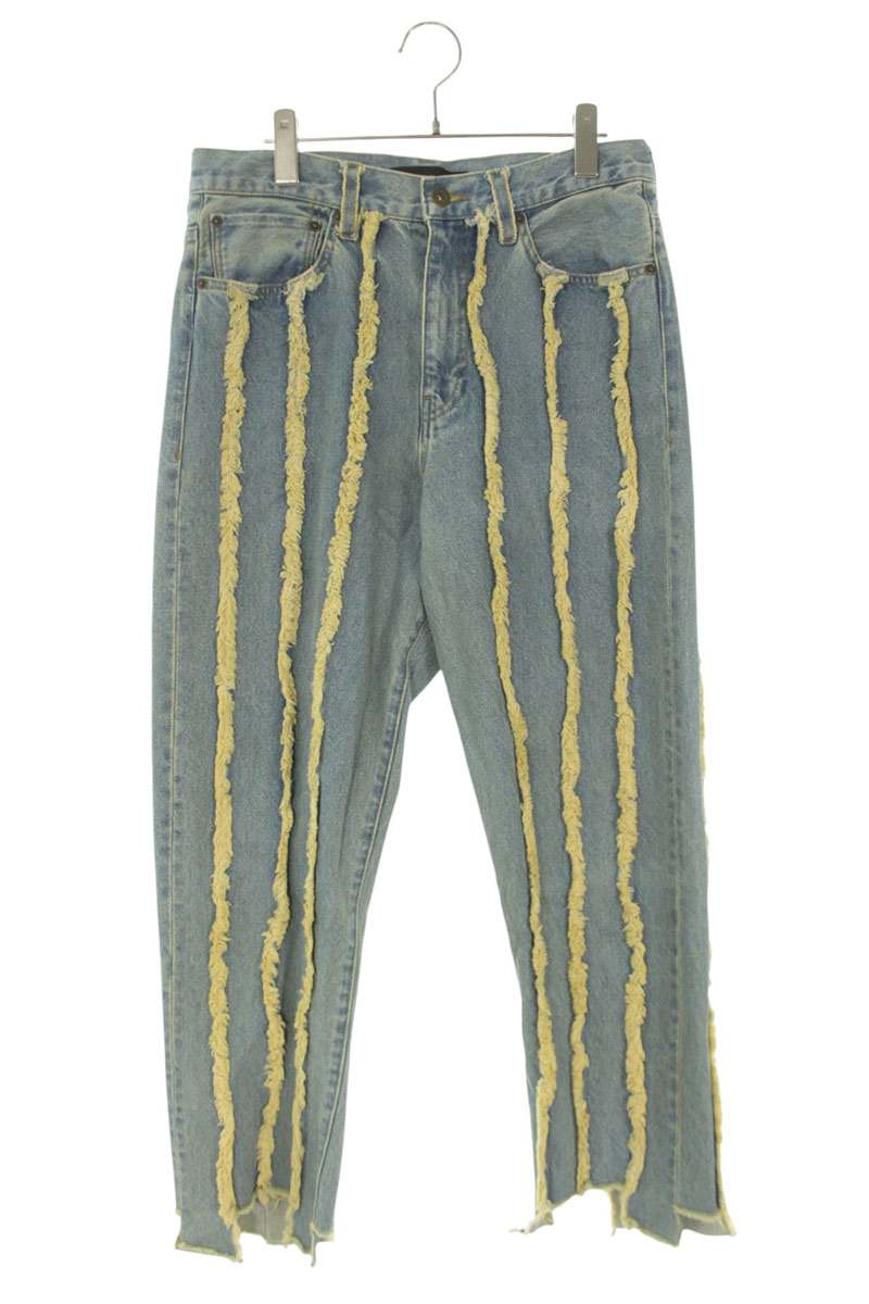 ジュンナカヤマ JUN/NAKAYAMA 大きさ:30  JN-FW23-008 パネルデニムパンツ(インディゴ)【106062】【BS99】【メンズ】【中古】bb421#rinkan*B