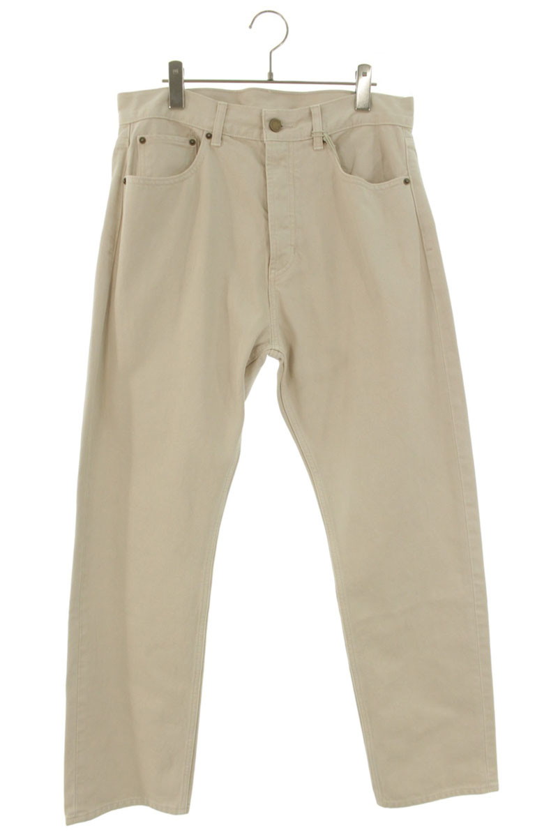 フィアオブゴッド FEAR OF GOD 大きさ:30in  130BT234112F 5 Pocket Jean ボタンフライデニムパンツ(ベージュ)【106062】【BS99】【メンズ】【中古】bb428#rinkan*B