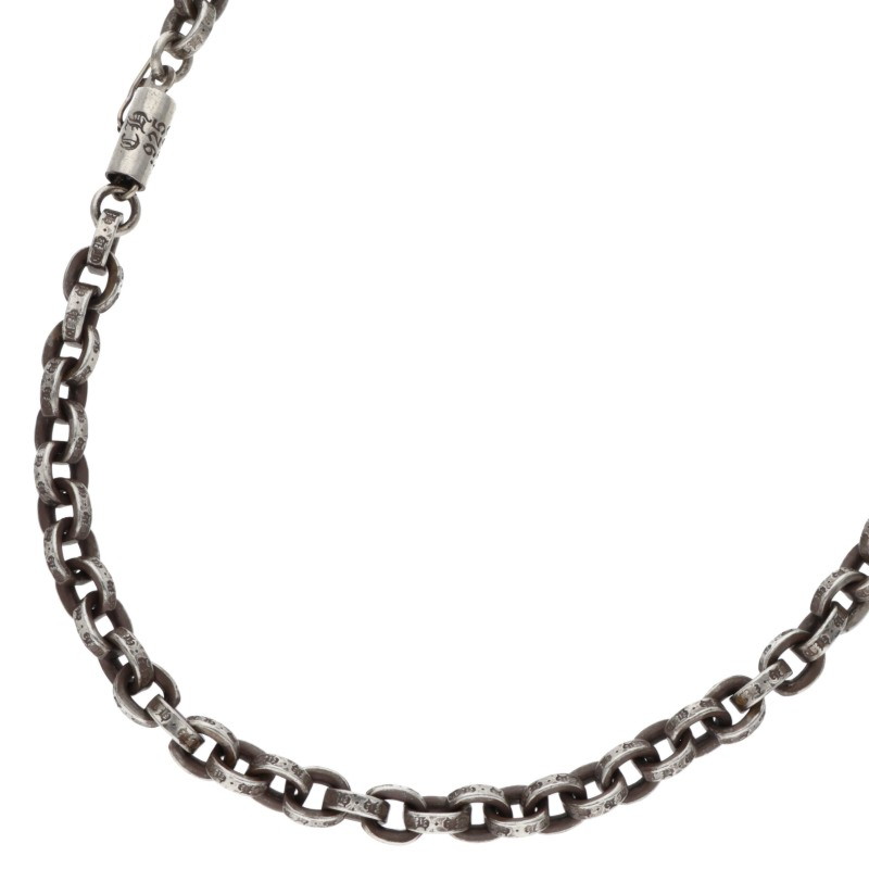 クロムハーツ Chrome Hearts 大きさ:18inch  PAPER CHAIN 18 調査報告チェーン店18inch しろがね色首飾り(しろがね色 33.48g)【106062】【os06】【小物】【中古】bb410#rinkan*B