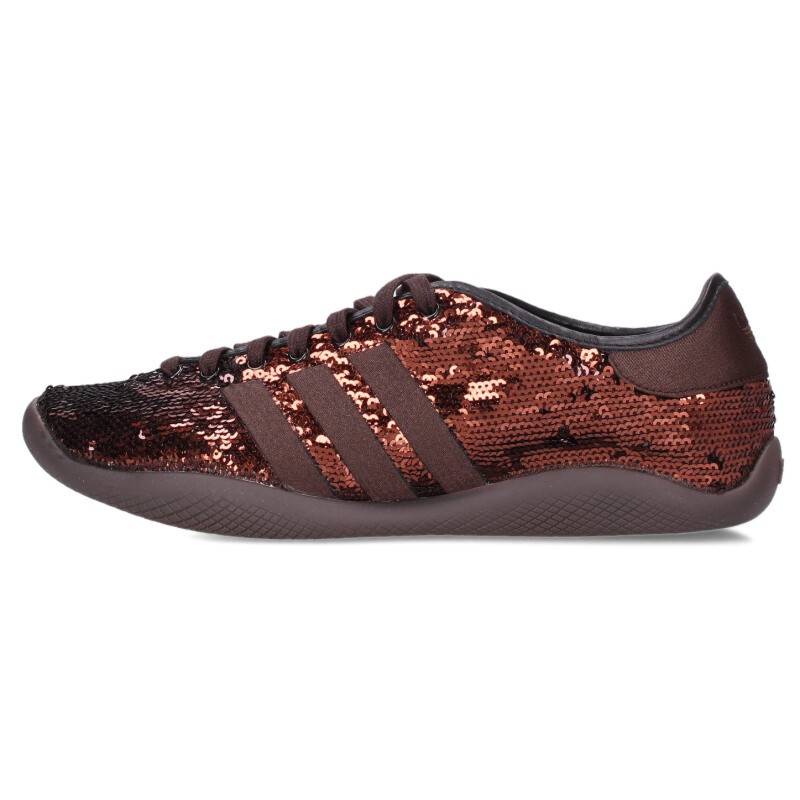 アディダス adidas ×ウェールズボナー WALES BONNER サイズ:26cm Karintha Low Sequin KH8798 カリンザシークインローカットスニーカー(ブラウン調)【106062】【BS99】【メンズ】【小物】【中古】bb187#rinkan*B|RINKAN