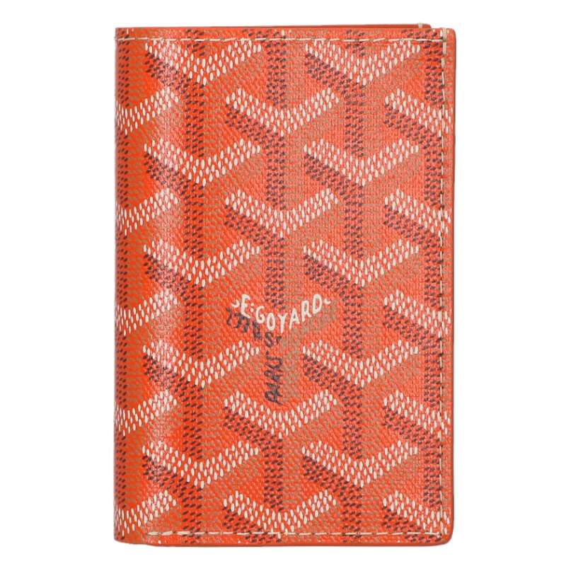 ゴヤール GOYARD   サンピエール 歌留多容れもの(オレンジ色)【425062】【FK04】【小物】【中古】bb134#rinkan*S