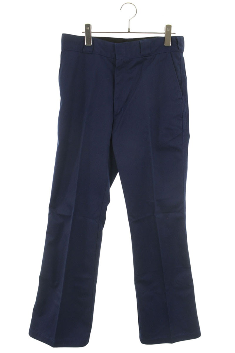 ディッキーズ Dickies  ×トーガアーカイブス TOGA ARCHIVES 大きさ:46  TC21-FF521 スタッズかざり付けるフレアチノロングパンツ(青色)【106062】【BS99】【メンズ】【中古】bb297#rinkan*B