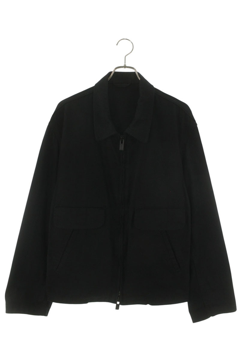 ヨウジヤマモトプールオム YOHJI YAMAMOTO POUR HOMME 大きさ:2  HJ-Y98-040 ワークジップブルゾン(黒いこと)【106062】【BS99】【メンズ】【中古】bb334#rinkan*B