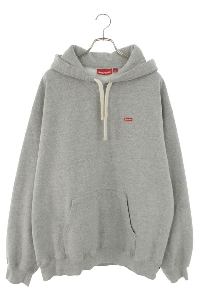 シュプリーム SUPREME 大いさ:XXL  Small Box Logo Hooded Sweatshirt スモールボックスロゴプルオーバーパーカー(薄墨色)【106062】【BS99】【メンズ】【中古】bb384#rinkan*B