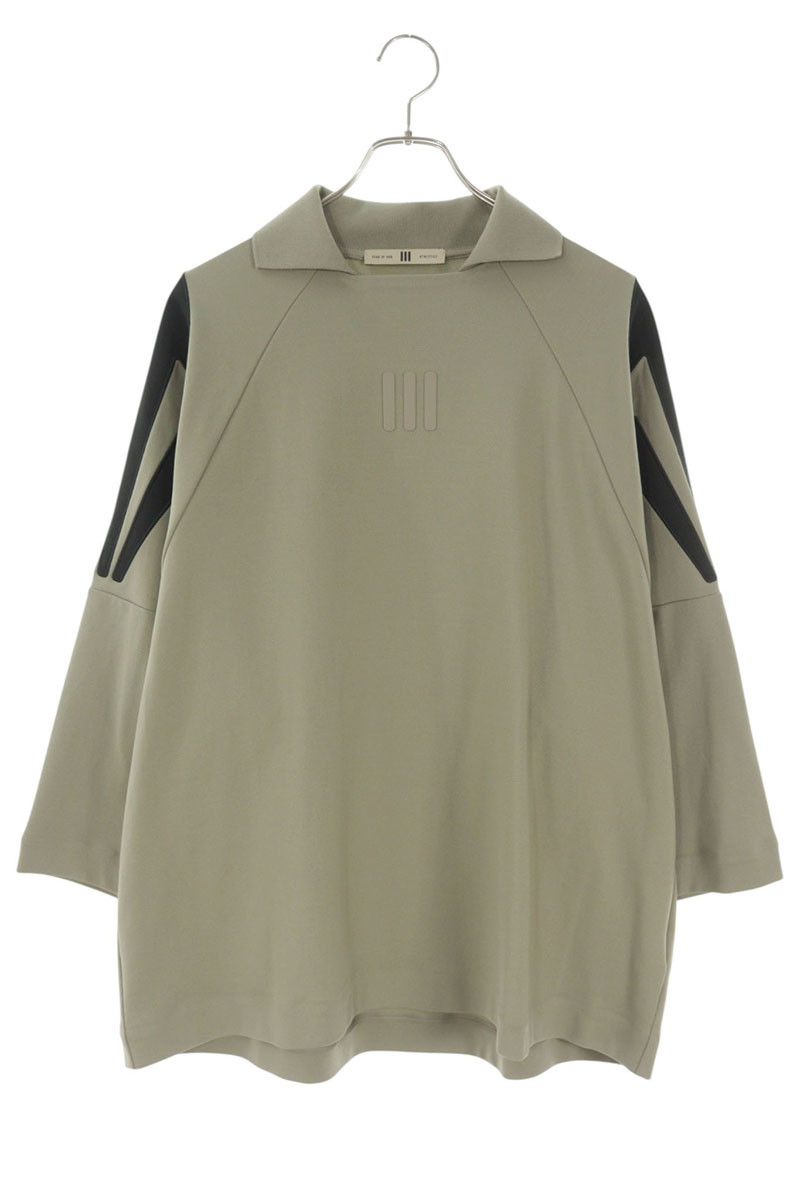 フィアオブゴッド FEAR OF GOD ×アディダス adidas 大きさ:XS  Athletics Goalie Jersey JF4276 アスレチックゴールキーパージャージー半袖スポーツシャツ(カーキ調)【625062】【BS99】【メンズ】【中古】bb411#rinkan*A