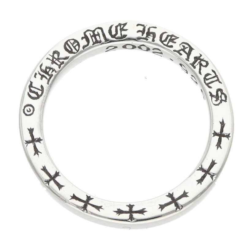 クロムハーツ Chrome Hearts 大きさ:13.5号  NTFL しろがね色輪っか(しろがね色 4.07g)【725062】【SJ02】【小物】【中古】bb315#rinkan*A