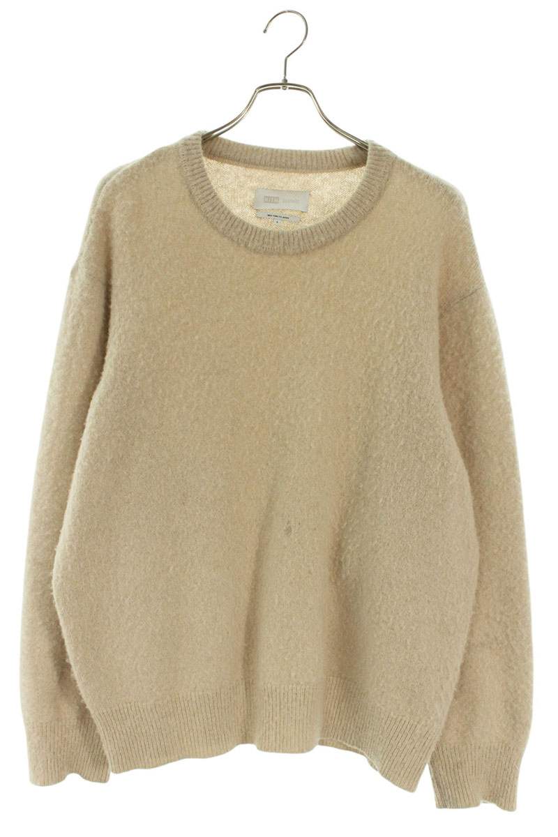 シュタイン stein ×口づけ KITH 大きさ:S  st.1362 アルパカウールニット(ベージュ)【306062】【BS99】【メンズ】【中古】bb297#rinkan*B