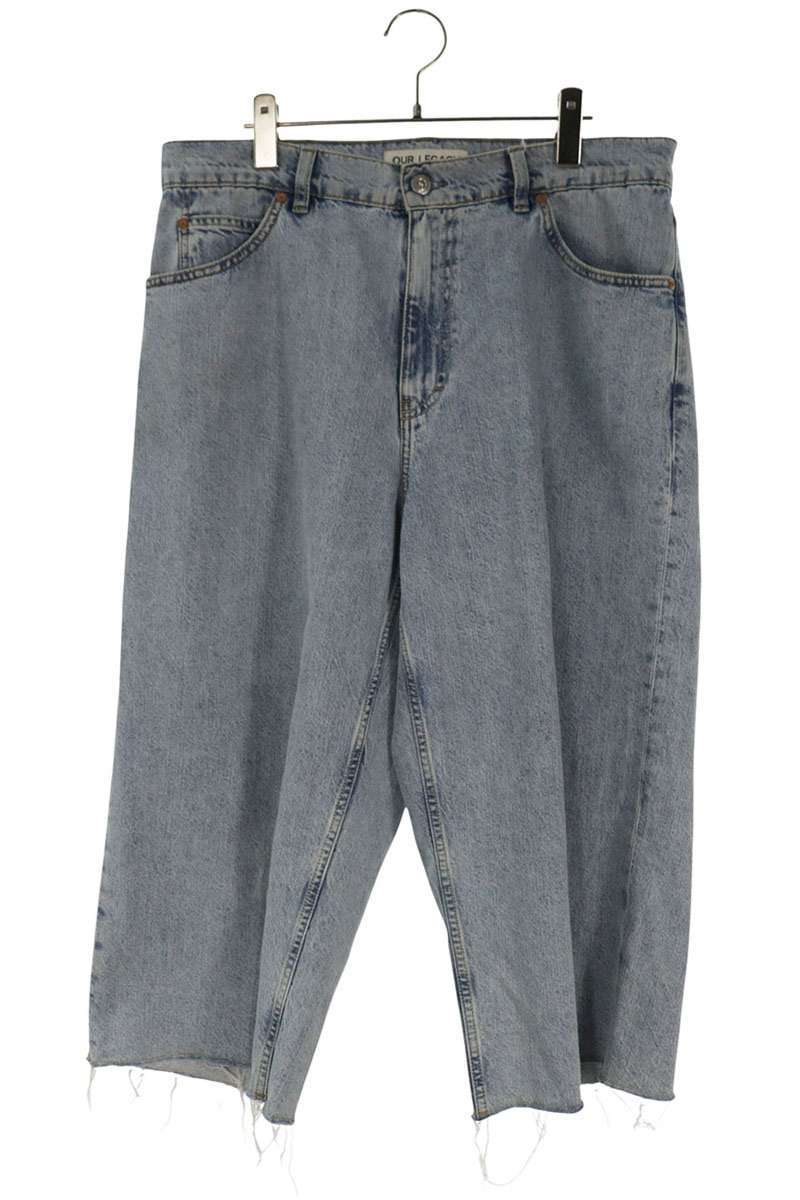 アワーレガシー OUR LEGACY 大きさ:48  M4235CR CAPRI CUT ウォッシュドデニムハーフパンツ(インディゴ)【525062】【SB01】【メンズ】【中古】bb127#rinkan*B