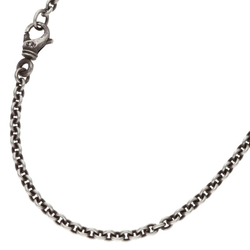 クロムハーツ Chrome Hearts 大きさ:20inch  NE CHAIN 20 NEチェーン店20inch しろがね色首飾り(しろがね色 23.08g)【106062】【os06】【小物】【中古】bb453#rinkan*B