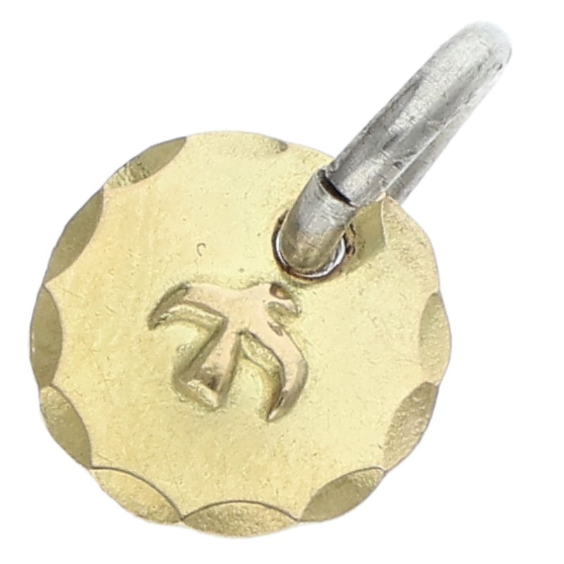 ゴローズ goro\u0027s 大きさ:大  全金金属元素 大 首飾りいの一番(ゴールド 1.45g)【306062】【HJ08】【小物】【中古】bb297#rinkan*B