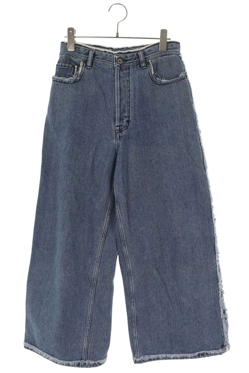 アクネストゥディオズ ACNE STUDIOS　サイズ:36 FN-WN-TROU000130 フレアワイドデニムパンツ(インディゴ)【525062】【SB01】【レディース】【中古】bb62#rinkan*B｜RINKAN