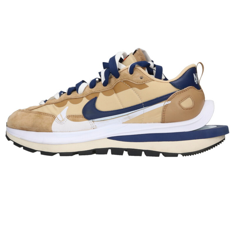 ナイキ NIKE ×サカイ Sacai 大きさ:28.5糎  VAPOREAFFLE SESAMI DD1875-200 ヴェイパーワッフルスニーカー(ベージュ×米国海軍)【016062】【BS99】【メンズ】【小物】【中古】bb297#rinkan*B