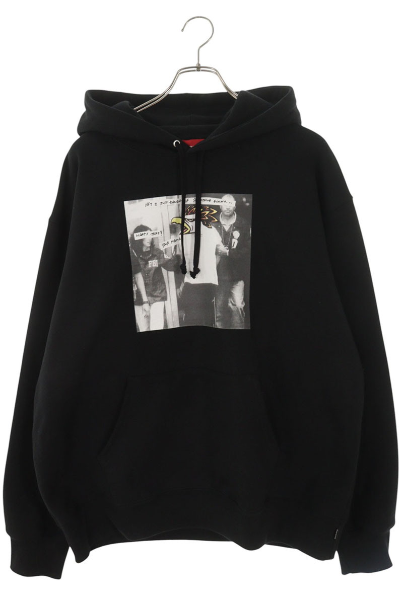 シュプリーム SUPREME 大いさ:L  26SS  ANTIHERO Hooded Sweatshirt アンタイヒーロープルオーバーパーカー(黒いこと)【035062】【BS99】【メンズ】【中古】bb18#rinkan*B
