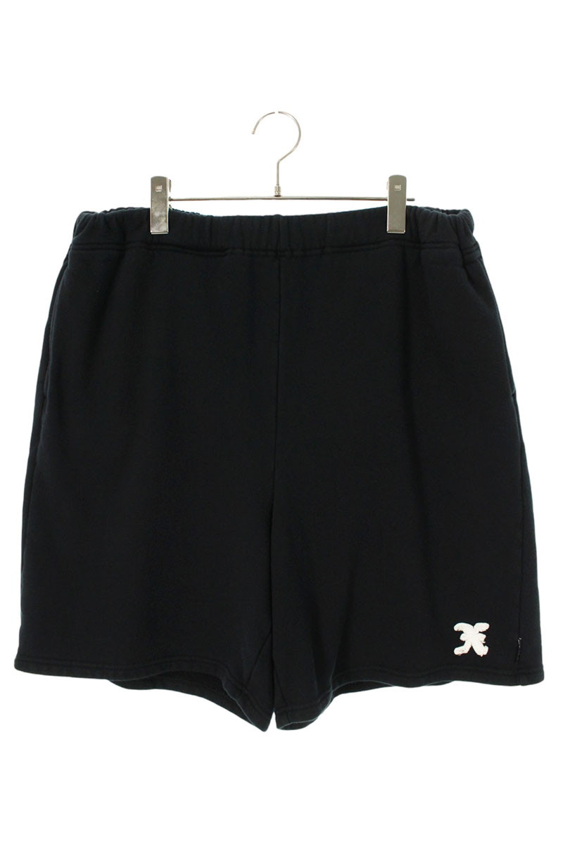 ゴッドセレクショントリプルエックス GOD SELECTION XXX 大きさ:XL Xワッペンスウェットハーフパンツ(黒いこと)【106062】【BS99】【メンズ】【中古】bb18#rinkan*B