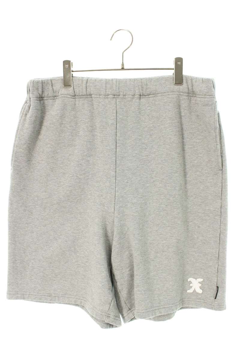 ゴッドセレクショントリプルエックス GOD SELECTION XXX 大きさ:XL Xワッペンスウェットハーフパンツ(薄墨色)【106062】【BS99】【メンズ】【中古】bb18#rinkan*B