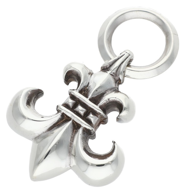 クロムハーツ Chrome Hearts   BS FLUER BS太陽フレアシャンデリヤ しろがね色首飾りいの一番(しろがね色 26.03g)【925062】【SS07】【小物】【中古】bb376#rinkan*B