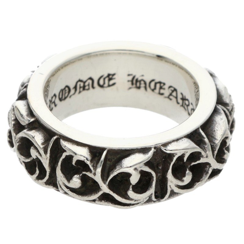 クロムハーツ Chrome Hearts 大きさ:6.5号  ETRNITY VINE BAND エタニティヴァインバンド しろがね色輪っか(しろがね色 10.95g)【106062】【SJ02】【小物】【中古】bb413#rinkan*B