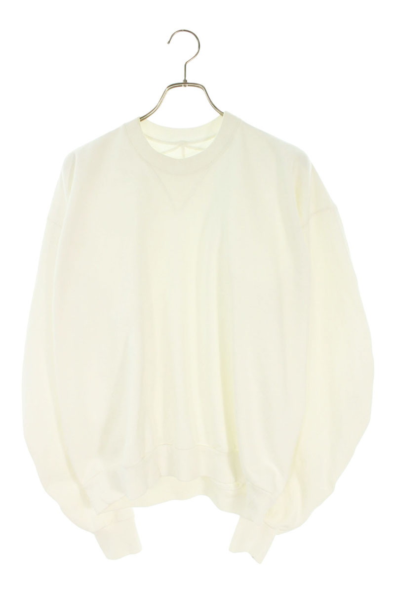 メゾンマルジェラ Maison Margiela 大きさ:44  21SS  S29GU0079 アナトミッククルーネックスウェット(白いこと)【106062】【BS99】【レディース】【中古】bb51#rinkan*B