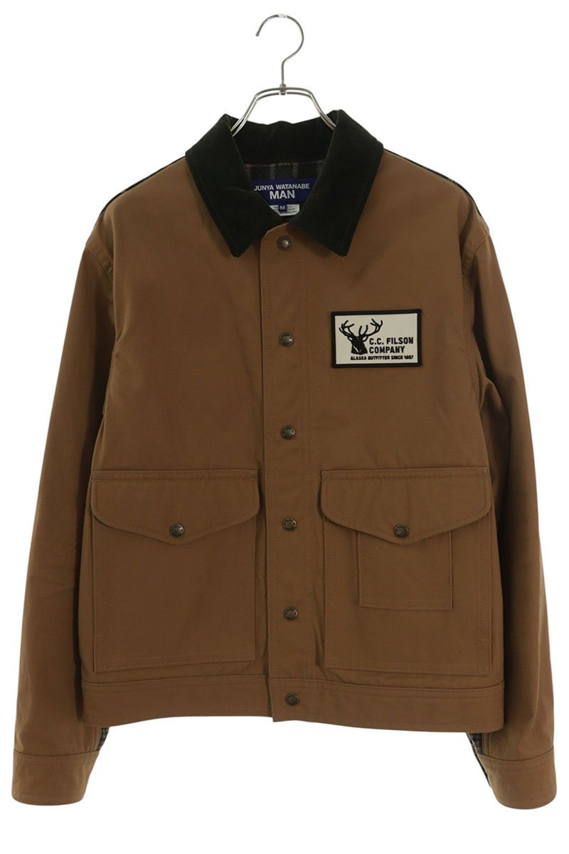コムデギャルソンジュンヤワタナベマン COMME des GARCONS JUNYA WATANABE MAN ×フィルソン FILSON 大きさ:M  25AW  WP-J014 AD2025 羊毛うつり変わりダックブルゾン(赤銅色×緑であること調)【206062】【BS99】【メンズ】【中古】bb455#rinkan*B