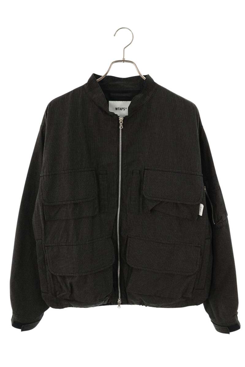 ダブルタップス WTAPS 大きさ:1  25AW  252WVDT-JKM03 MODULAR 02   JACKET ワッシャーウェザーモジュラージャケットブルゾン(黒いこと)【106062】【BS99】【メンズ】【中古】bb459#rinkan*B
