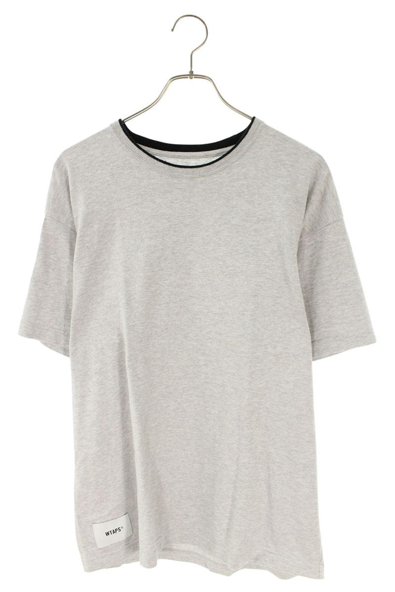 ダブルタップス WTAPS 大きさ:1  24SS  241ATDT-CSM33 労働者の一団のど首ティーシャツ(薄墨色)【306062】【BS99】【メンズ】【中古】bb51#rinkan*B