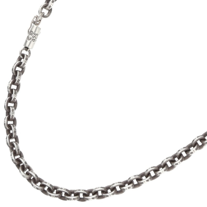 クロムハーツ Chrome Hearts 大きさ:18inch  PAPER CHAIN 18 調査報告チェーン店18inch しろがね色首飾り(しろがね色 35.08g)【116062】【os06】【小物】【中古】bb489#rinkan*B