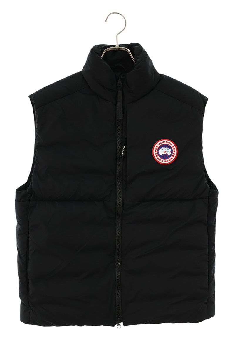 カナダグース CANADA GOOSE 大きさ:S  CLASSIC LODGE VEST 4160M クラシックロッジダウンベスト(黒いこと)【106062】【BS99】【メンズ】【中古】bb432#rinkan*B