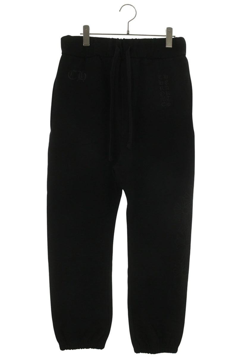 クロムハーツ Chrome Hearts　サイズ:S SWEAT PANTS Miami限定セメタリークロスプリントスウェットロングパンツ(ブラック)【206062】【SJ02】【メンズ】【中古】bb134#rinkan*S｜RINKAN 108,658円
