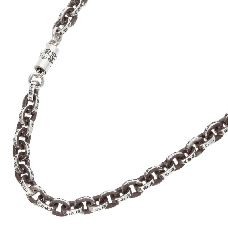クロムハーツ Chrome Hearts 大きさ:20inch  PAPER CHAIN 20 調査報告チェーン店20inch しろがね色首飾り(しろがね色 35.63g)【506062】【SS07】【小物】【中古】bb434#rinkan*B