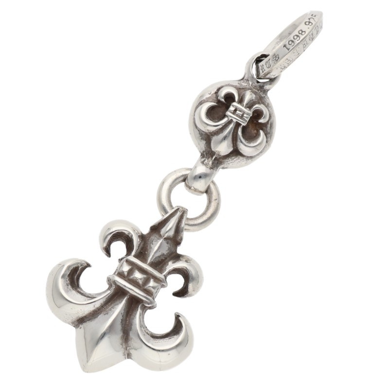 クロムハーツ Chrome Hearts   1BALL BS FLEUR 1どんぶり鉢BS太陽フレア惹きつける しろがね色首飾りいの一番(しろがね色 10.89g)【906062】【NO05】【小物】【中古】bb432#rinkan*B