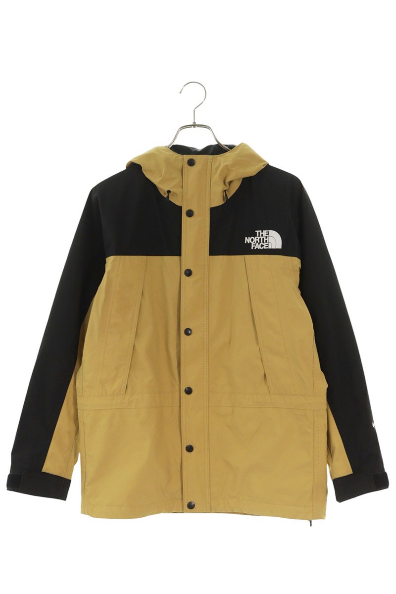北の方人間の顔 THE NORTH FACE 大きさ:S  NP11834 マウンテンライトジャケットブルゾン(黄色×黒いこと)【406062】【BS99】【メンズ】【中古】bb187#rinkan*B