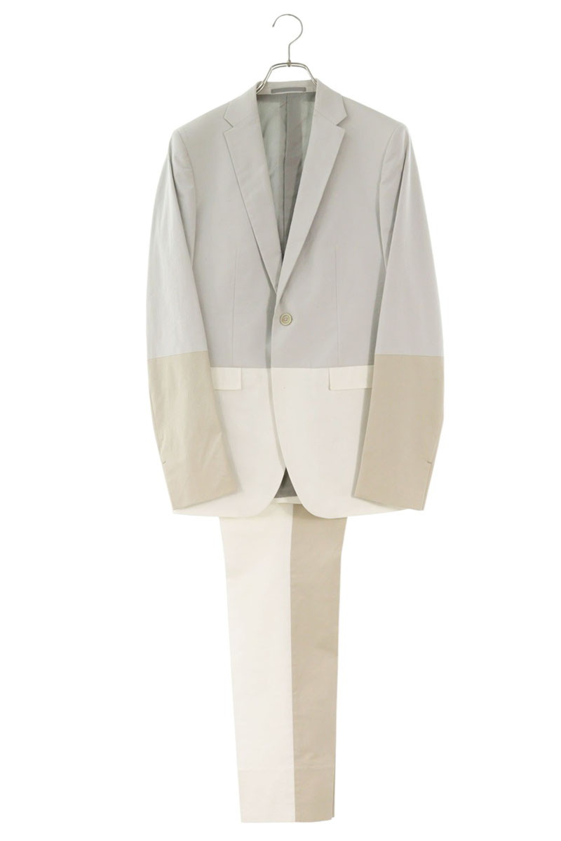 ジルサンダー JILSANDER 大いさ:44  08AW ダイアログボックスうつり変わりジャケットパンツセットアップスーツ(薄墨色×白いこと)【406062】【BS99】【メンズ】【中古】bb33#rinkan*B