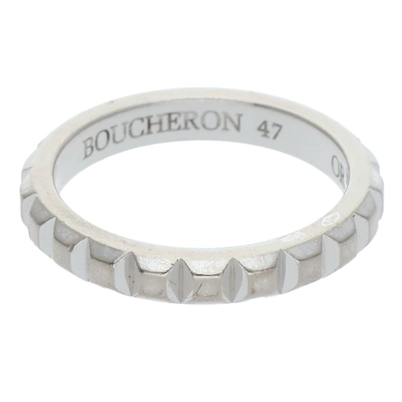 ブシュロン BOUCHERON 大きさ:6.5号  キャトル クルド光の都市 輪っか 並み並み K18WG輪っか(白いことゴールド 3.53g)【206062】【SB01】【小物】【中古】bb51#rinkan*B